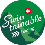 Logo Swisstainable Auszeichnung fürs Hotel und Natrresort Handeck sowie das Hotel Grimsel Hospiz