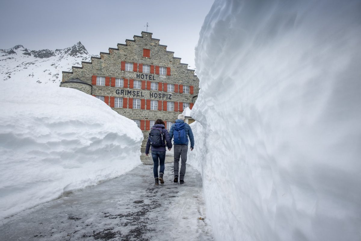 Winterruheoase Grimsel Hospiz Erlebnisanreise