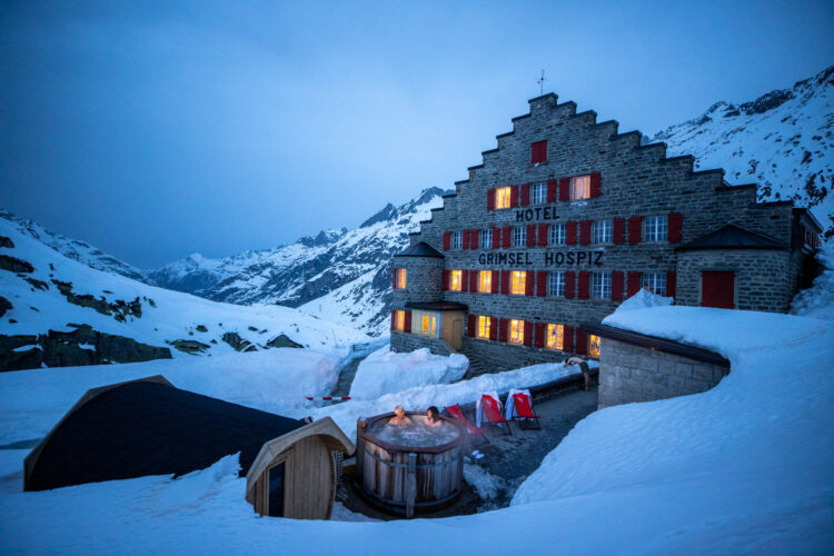 Winter-Ruheoase Grimsel Hospiz